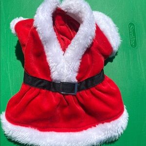 Red Santa Claus Pet Costume